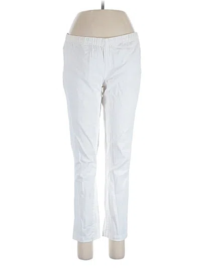 Pre-owned Pieces Casual Pants In White