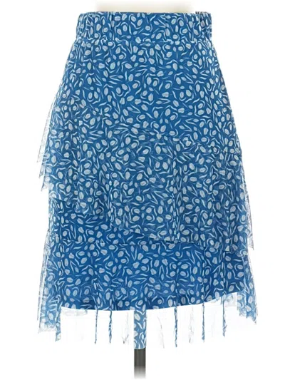 Pre-owned Pieces Casual Skirt In Blue