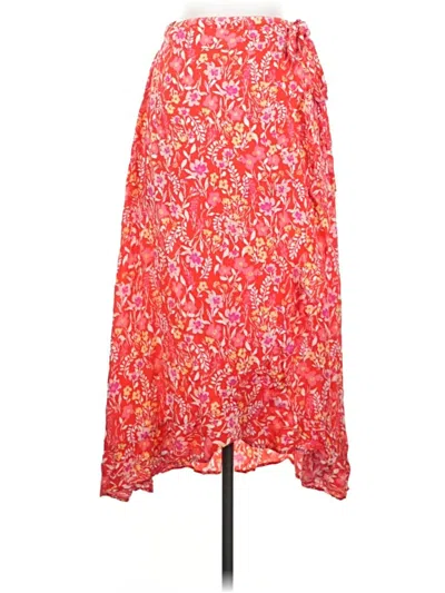 Pre-owned Pieces Casual Skirt In Red