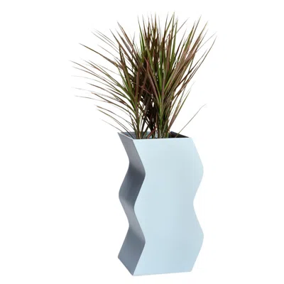 Pre-owned Pieces Curvy Planter By , Fiberglass Planters In Brown
