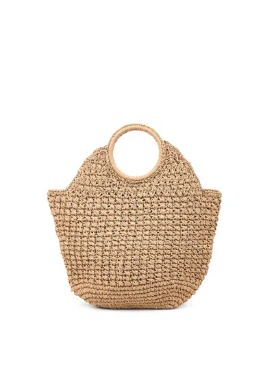 Pieces Laila Shopper Bag In Nature
