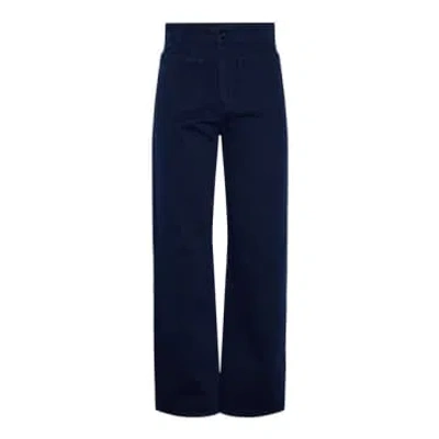 Pieces Maud Flare Jeans In Blue