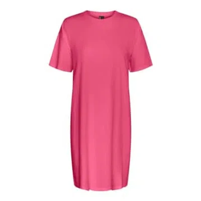 Pieces Pcria Hot Pink Dress