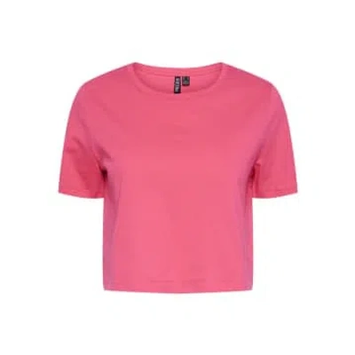 Pieces Pcsara Hot Pink T-shirt