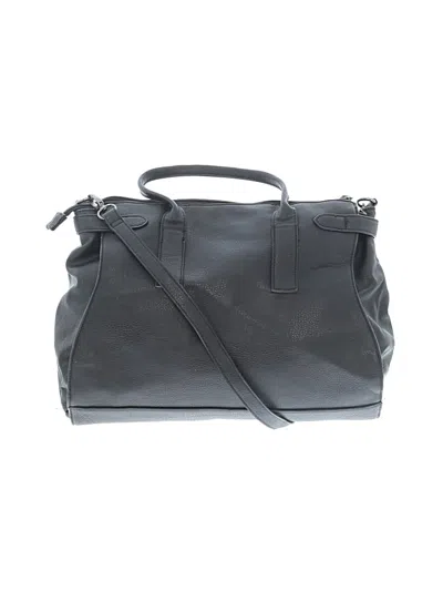 Pre-owned Pieces Satchel In Gray