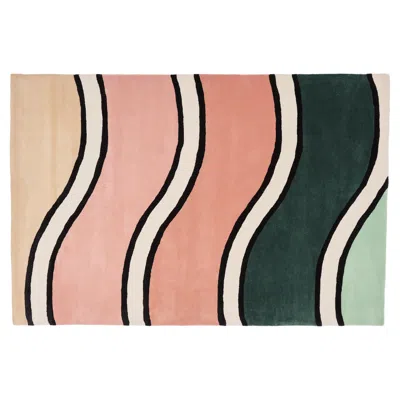 Pre-owned Pieces Snap Shot Hand Tufted Carpet In Sand