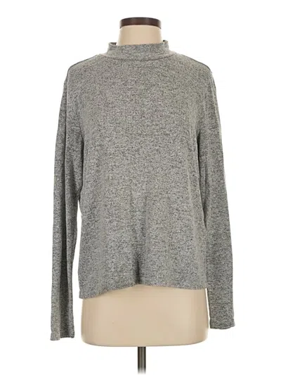 Pre-owned Pieces Turtleneck Sweater In Gray