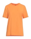 Pieces Woman T-shirt Orange Size S Cotton In Orange