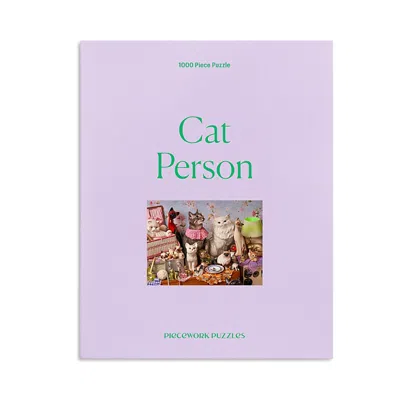 Piecework 1000 Piece Cat Person Puzzle In Multi