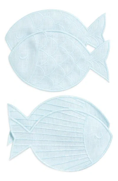 Piecework Puzzles Set Of 4 Sardine Cocktail Napkins