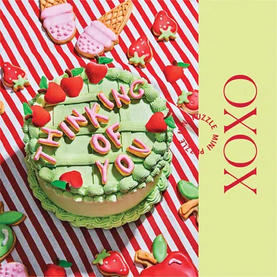 Piecework Xoxo Thinking Of You 70 Piece Mini Puzzle In Pink/ Red