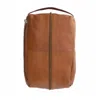 Piel Leather 2041 Deluxe Shoe Bag- Saddle