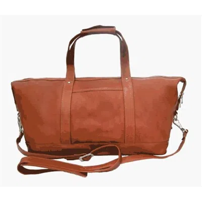 Piel Leather 2379 Medium Carry-on Satchel - Saddle In Multi