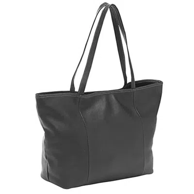 Piel Leather 2807-blk Womens Tote - Black