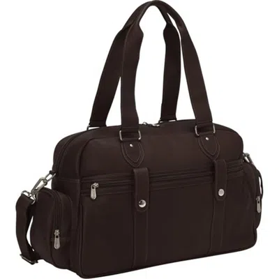 Piel Leather 3017 - Chc Adventurer Carry - On Satchel - Chocolate