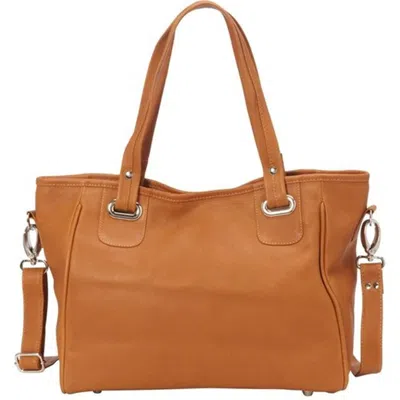 Piel Leather 3046 - Hon Open Totecross Body Bag - Honey In Gold