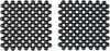 Pien Studios Black Small Lacquer Coaster Set In Black