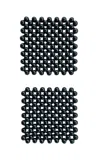 Pien Studios - Larco Square Coaster Set - Black