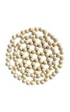Pien Studios - Large Larco Coaster - Ivory In Gold