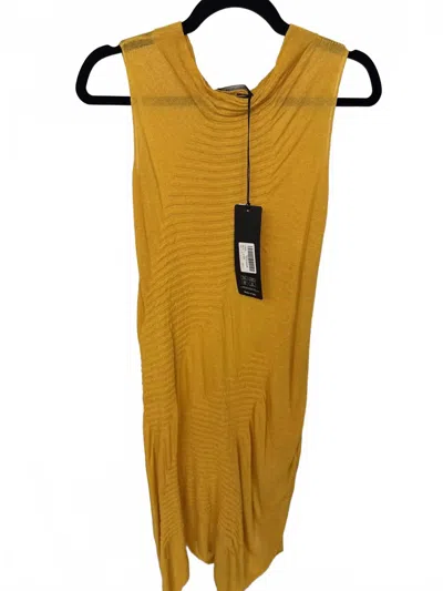 Pier Antonio Gaspari Women's Tunica Nervure Dress In Yellow