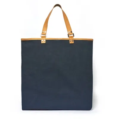 Pier Sicilia Men's Blue Salina Tote Canvas Dark Navy