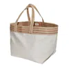 Pier Sicilia Men's Noto Beach Bag White In White