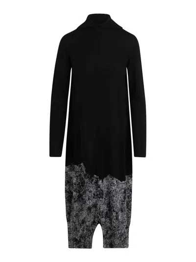 Pierantonio Gaspari Asymmetrical High-neck Dress In Animal Print