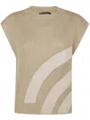 Pierantonio Gaspari Eco-leather Top In Brown
