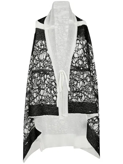 Pierantonio Gaspari Lace Gilet In Black