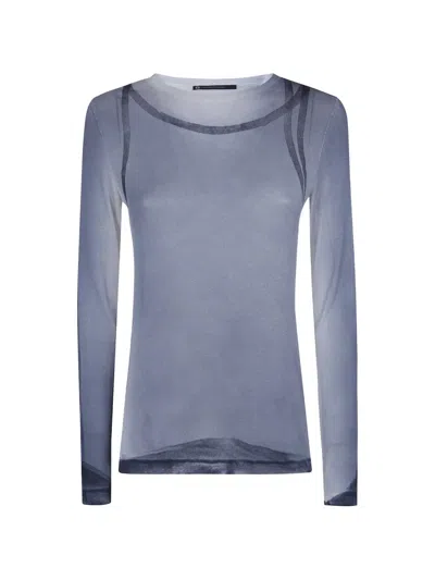 Pierantonio Gaspari Long-sleeves Top In Blue