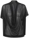 Pierantonio Gaspari Modal Oversized T-shirt In Black