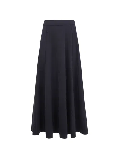 Pierantonio Gaspari Pleated Maxi Skirt In Black