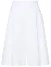 Pierantonio Gaspari Popeline Shorts In White