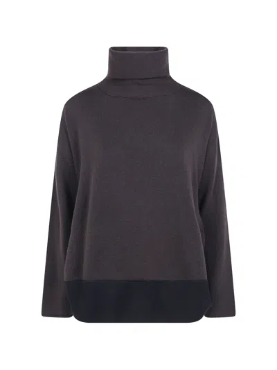Pierantonio Gaspari Roll-neck Wool Sweater In Purple