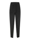 Pierantonio Gaspari Silk Trousers In Black