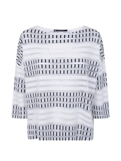 Pierantonio Gaspari Striped Sweater In White