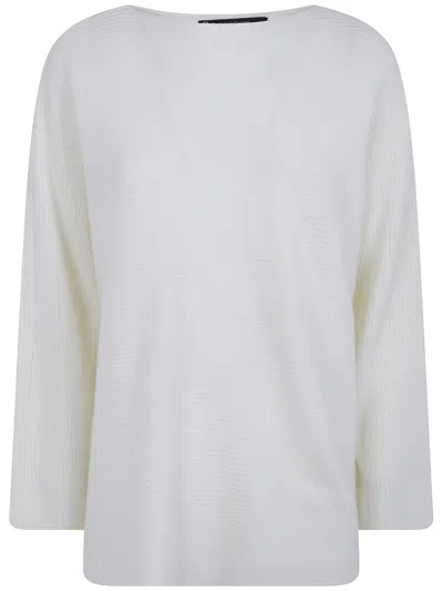 Pierantonio Gaspari Sweater Pearl Knit Pearl Knit Sweater In White