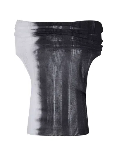 Pierantonio Gaspari Tie-dye Top In Black