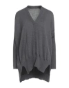 Pierantonio Gaspari Woman Cardigan Grey Size 10 Virgin Wool In Gray