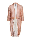 Pierantonio Gaspari Woman Cardigan Rust Size 8 Viscose, Metallic Fiber, Polyamide, Polyester In Red