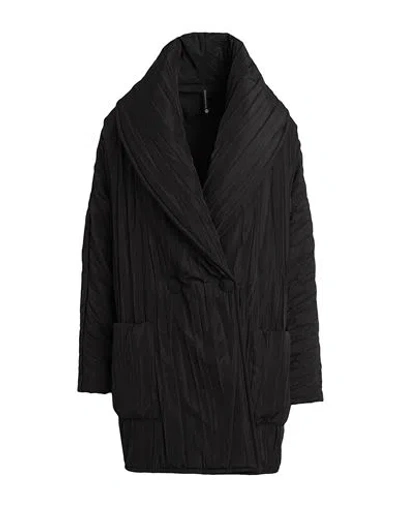 Pierantonio Gaspari Woman Coat Black Size 12 Polyester