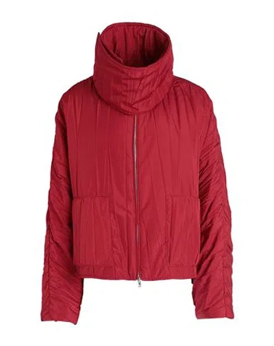 Pierantonio Gaspari Woman Jacket Brick Red Size 12 Polyester