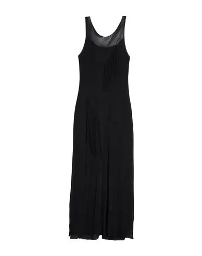 Pierantonio Gaspari Woman Maxi Dress Black Size 10 Viscose, Polyamide