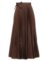 Pierantonio Gaspari Woman Maxi Skirt Brown Size 6 Polyester