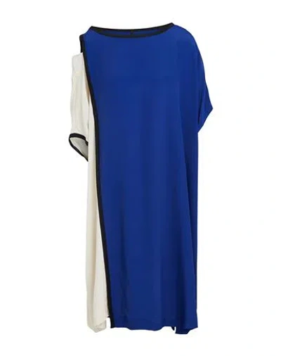 Pierantonio Gaspari Woman Midi Dress Blue Size 12 Acetate, Silk