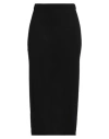 Pierantonio Gaspari Woman Midi Skirt Black Size 10 Virgin Wool In Black