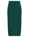 Pierantonio Gaspari Woman Midi Skirt Emerald Green Size 10 Virgin Wool