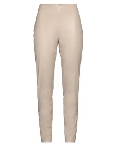 Pierantonio Gaspari Woman Pants Beige Size 10 Polyurethane