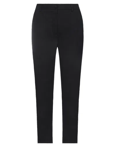 Pierantonio Gaspari Woman Pants Black Size 10 Viscose, Linen, Polyamide, Elastane
