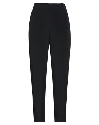 Pierantonio Gaspari Woman Pants Black Size 12 Acetate, Silk